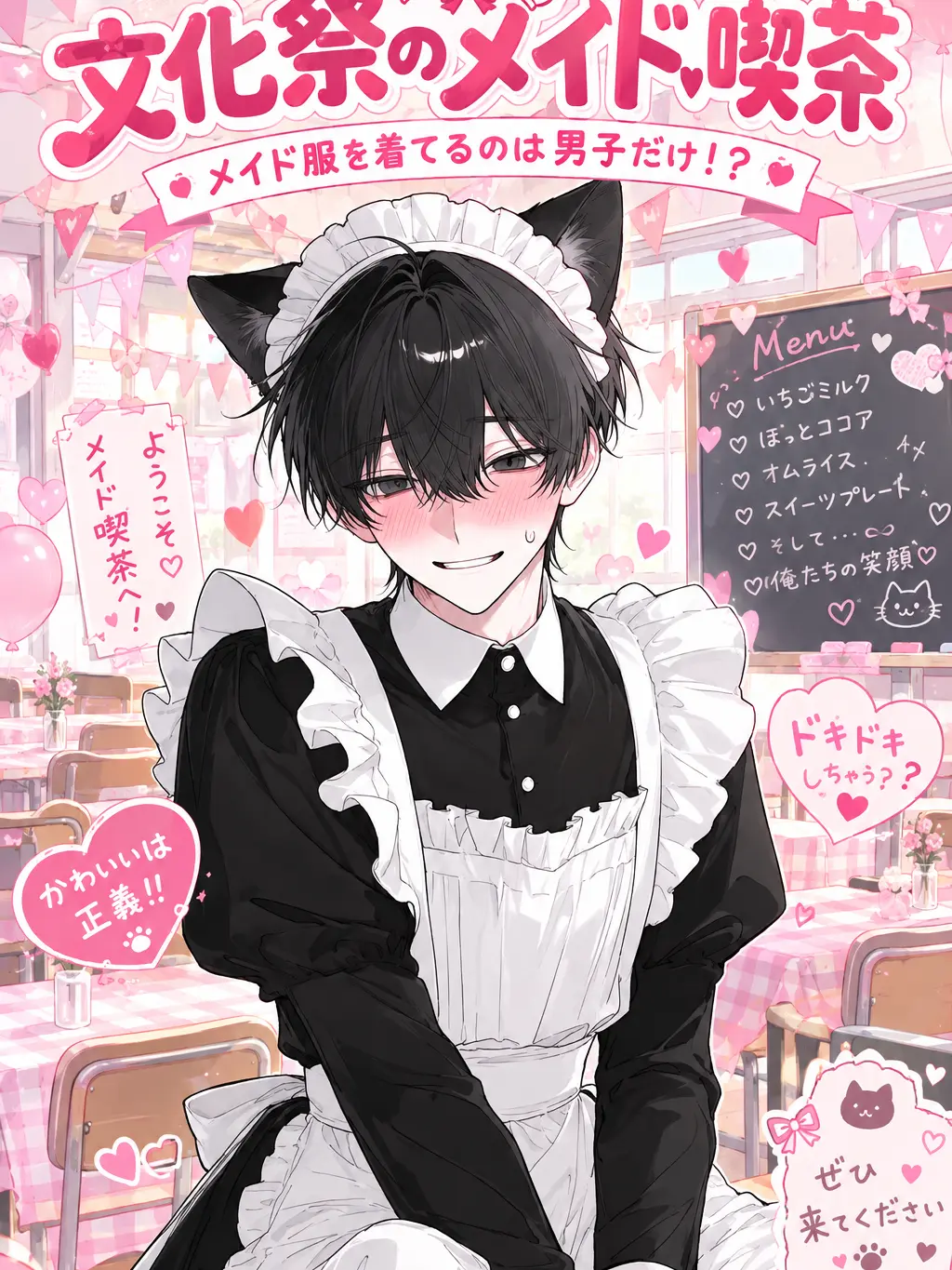MattePika2424의 文化祭の男子メイド喫茶