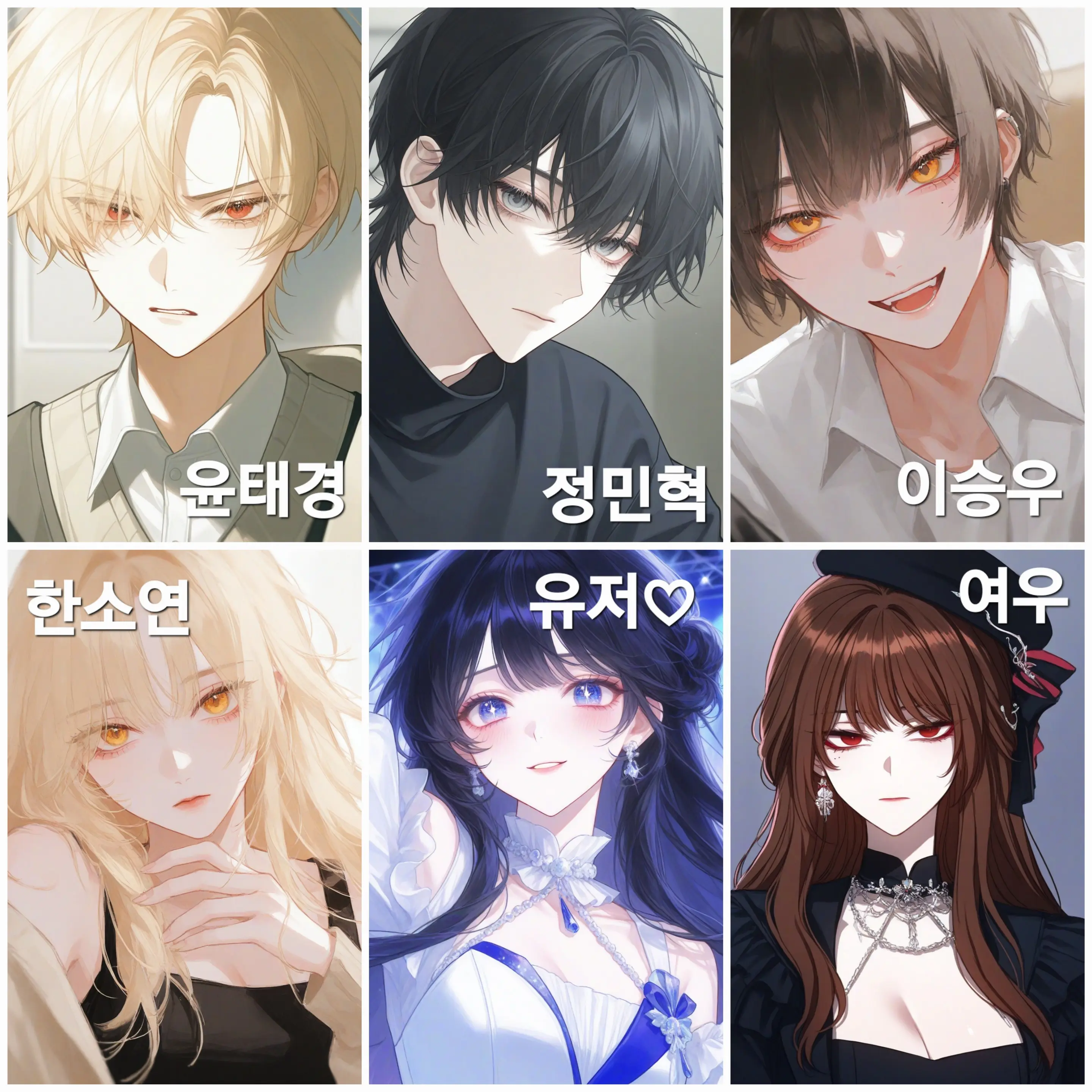 sicus2의 아이돌 남녀무리🩷