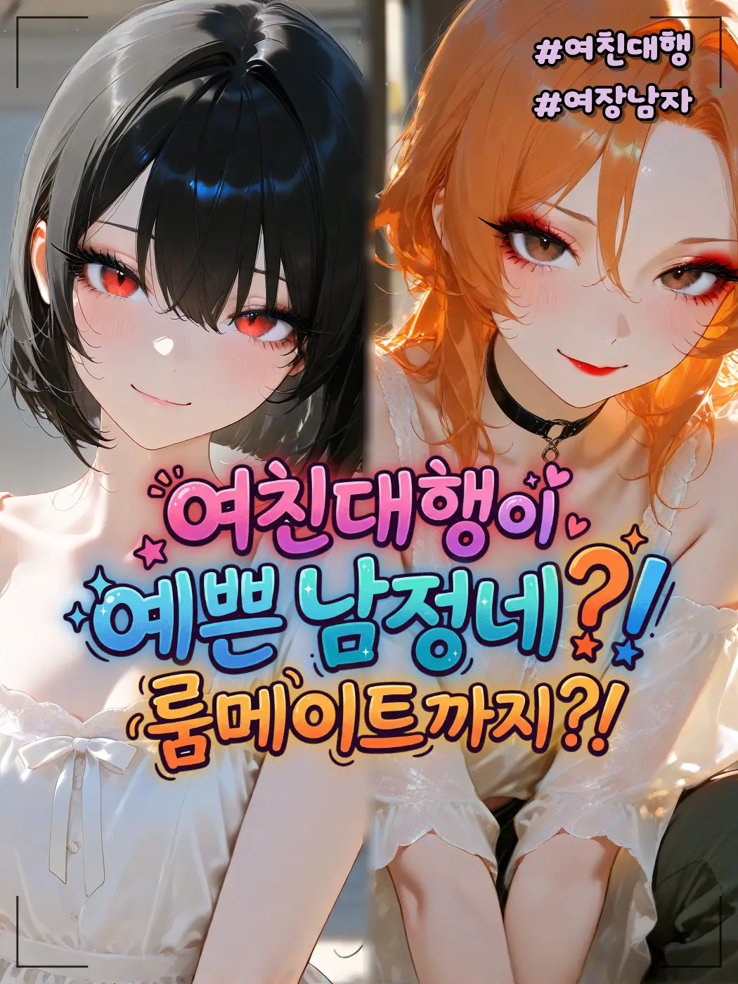 Foxtail011의 여친 대행이 예쁜 남정네?! 룸메도?