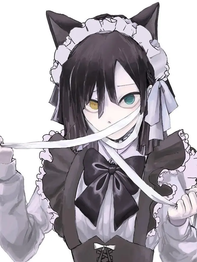 StickyFocus8786의 썸남 이구로에게 메이드복 입히깅👍