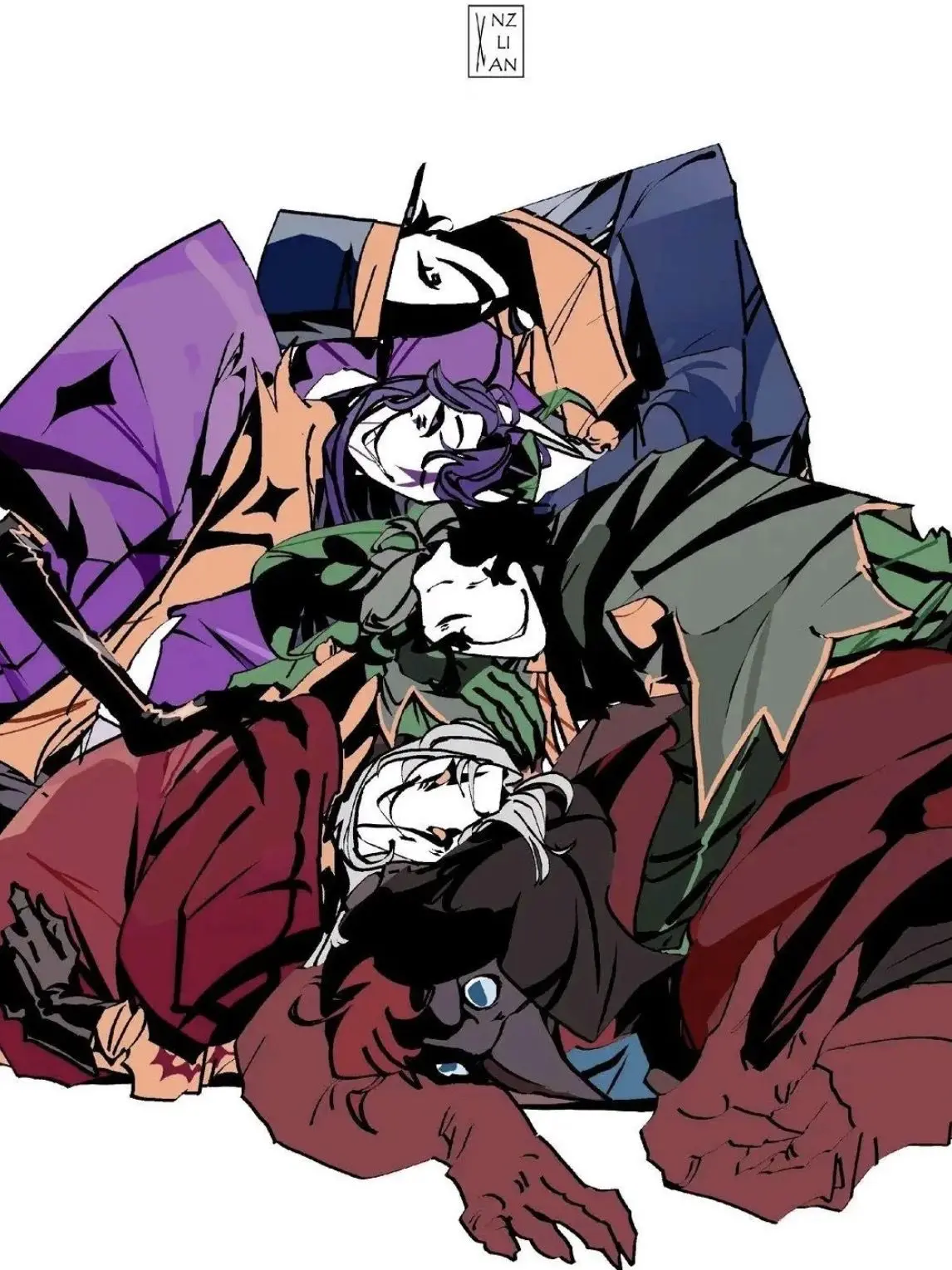 Mwhehehe의 🎪𖤐-The freak circus REACT!<(not my au)