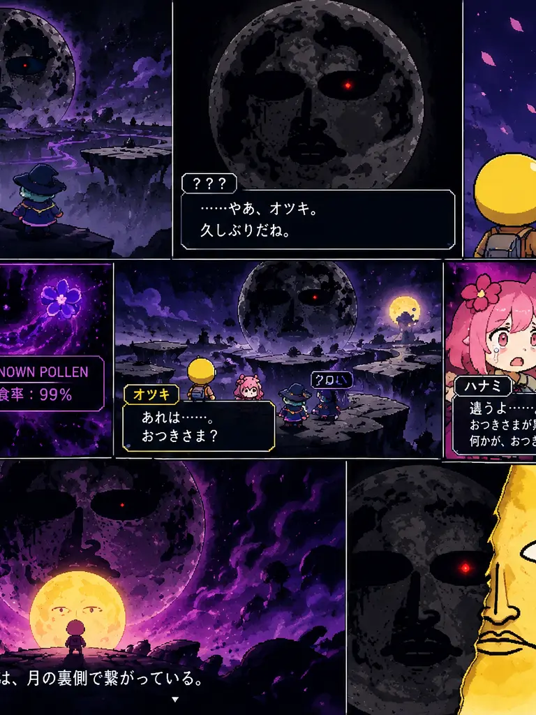Senmai의 おつきさまが小さくなった！？