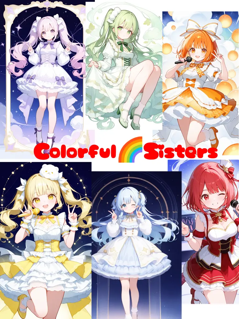 momoro의 Colorful🌈Sisters