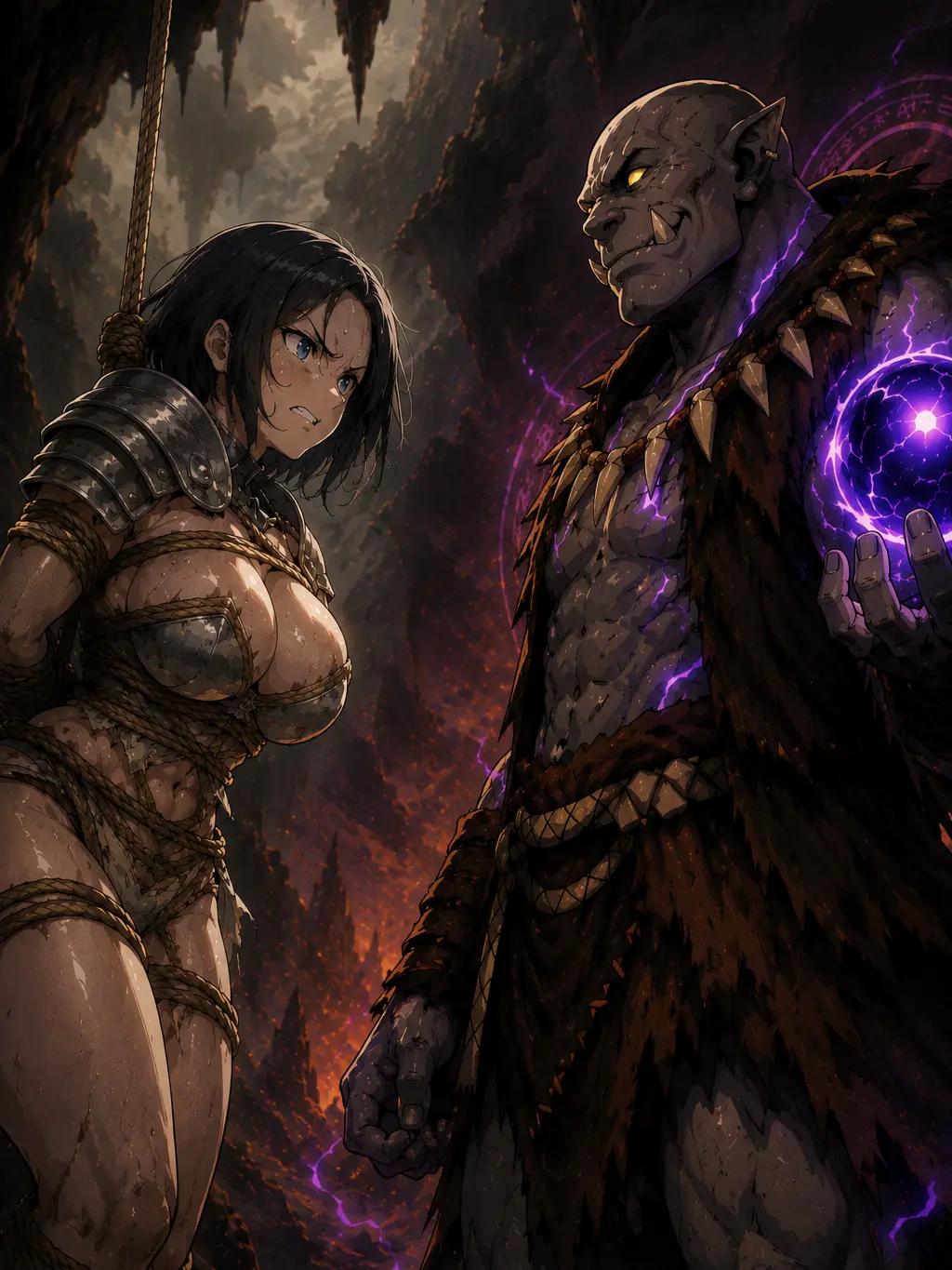 HonestBaiji9536의 女パーティVSオーク軍団