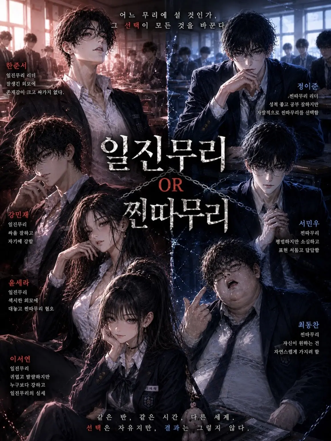 NO.14852의 일진무리 or 찐따무리