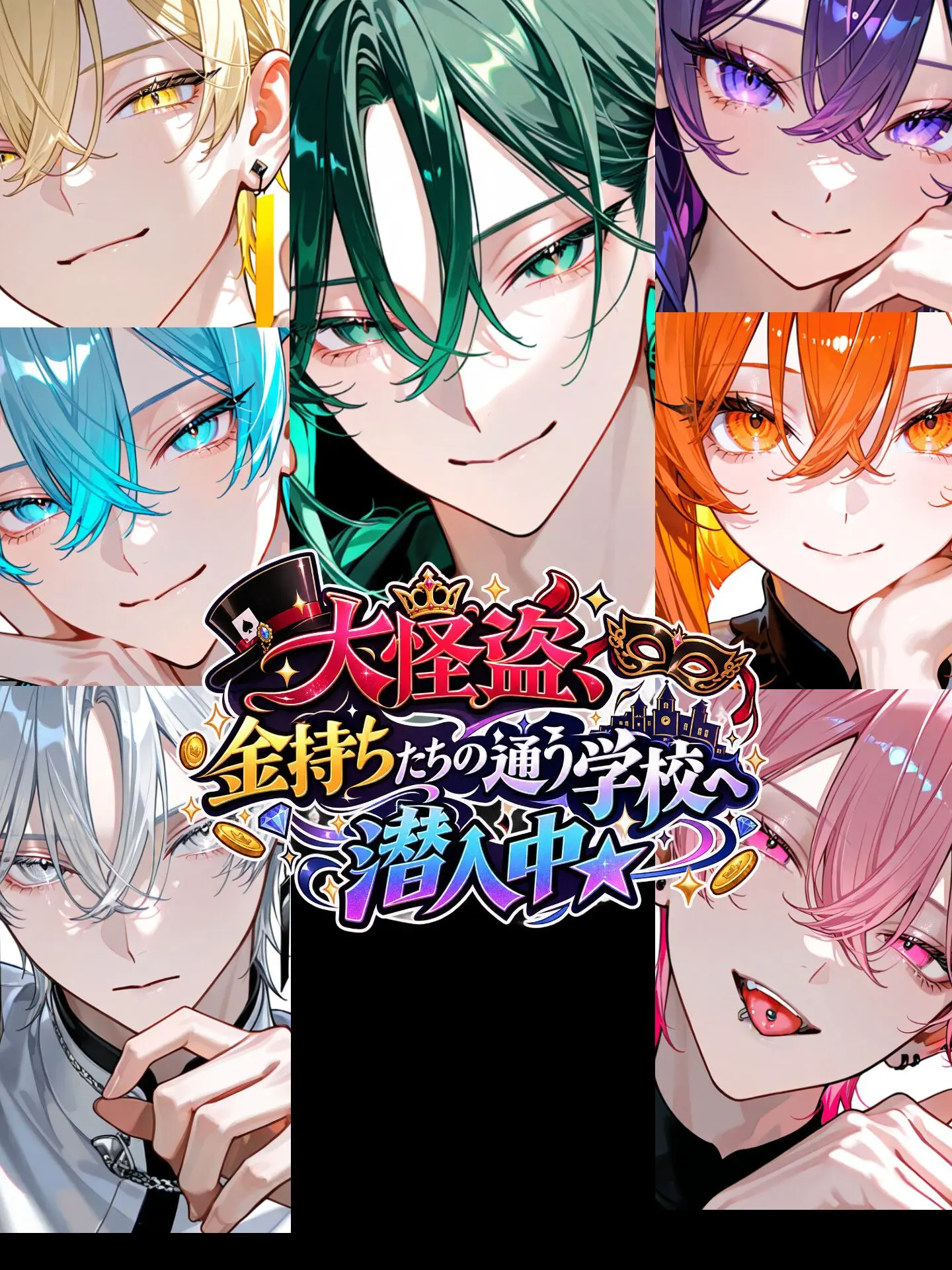 Hakua_Luki의 大怪盗、金持ちたちの通う学校へ潜入中☆