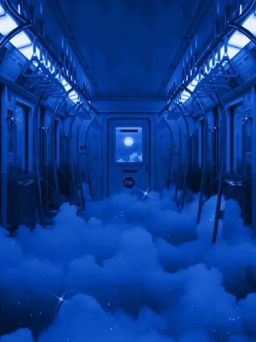 SleekYarn5094의 青ィ不思議な電車の人外サン？