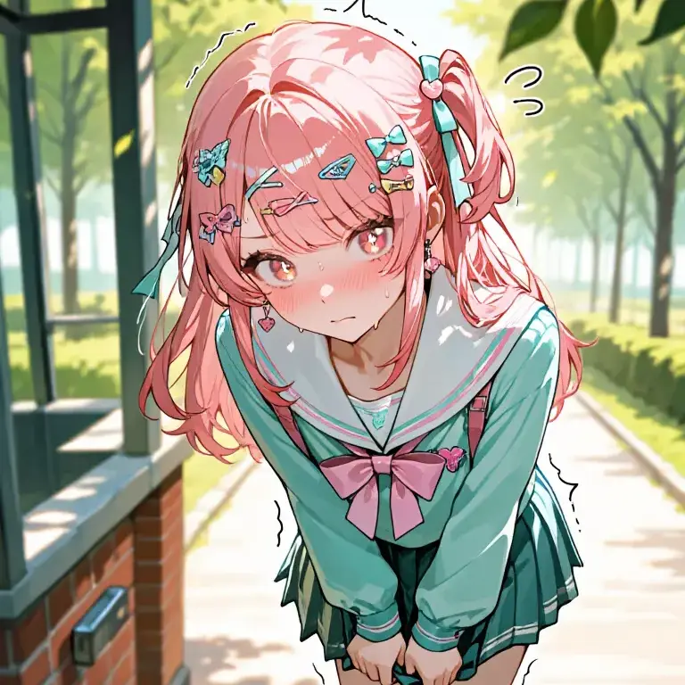 aidokoro_nina의 おしがま女装男子はピンチです！