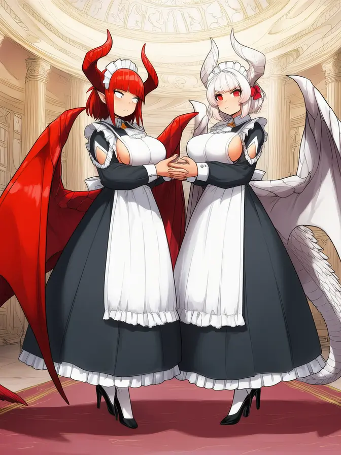 RearChart6629의 내 저택에는 드래곤메이드 두명이 있다