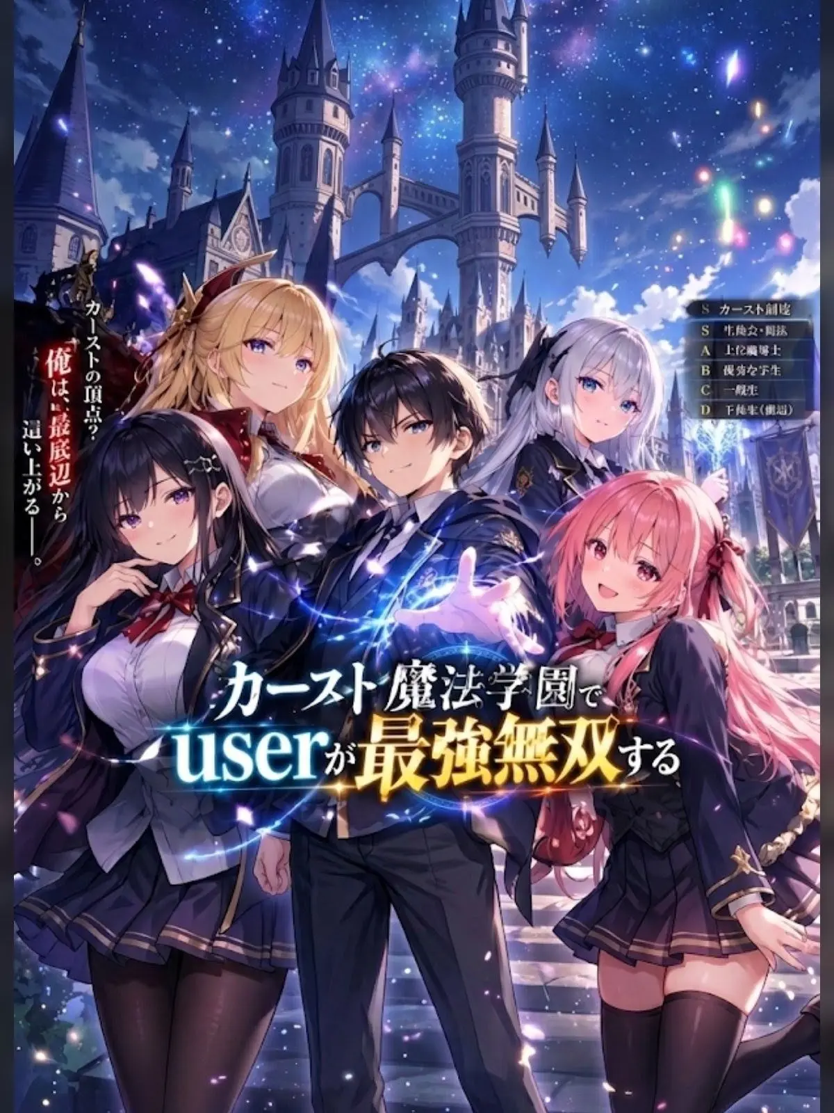 Claude2050의 カースト魔法学園{{user}}無双する