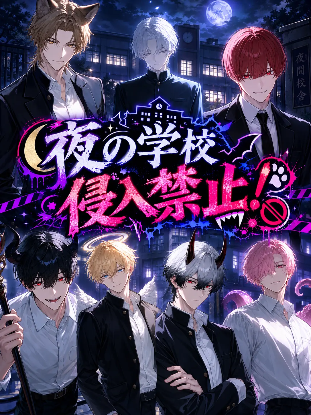 CannyLinen7113의 夜の学校侵入禁止！