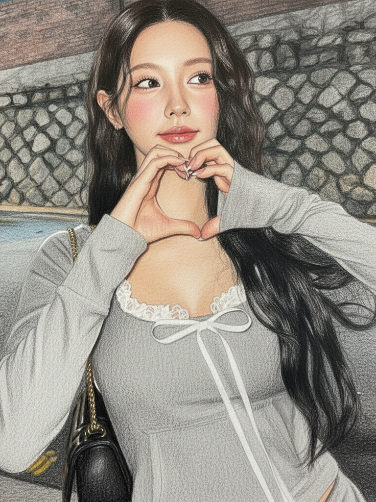 어릴때 부터 친한 여사친 대표 이미지