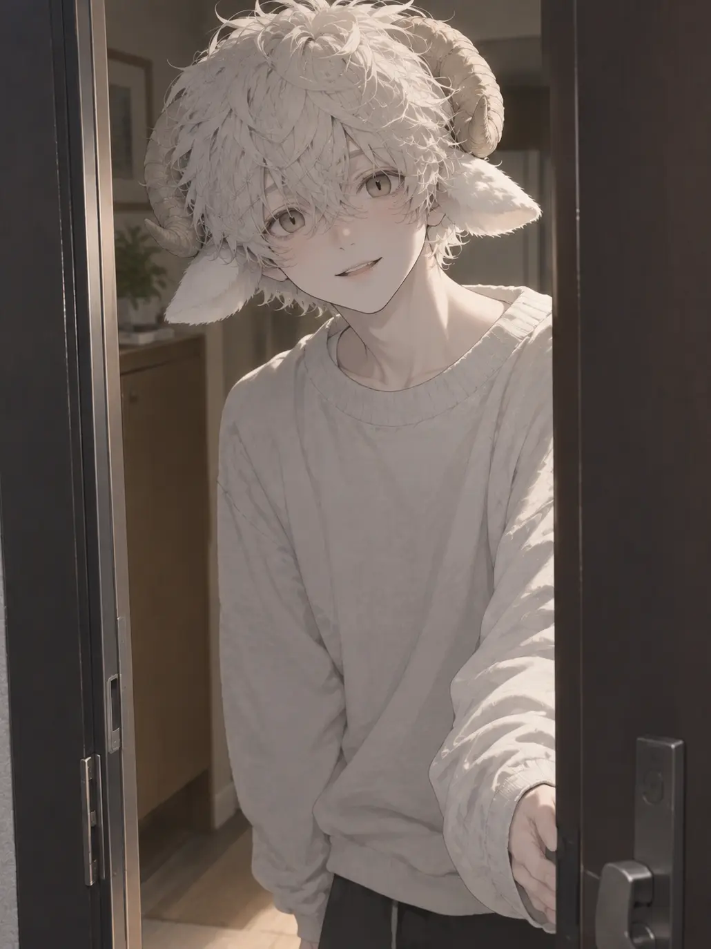 IamNeyama_Hello의 羊の男の子の恩返し