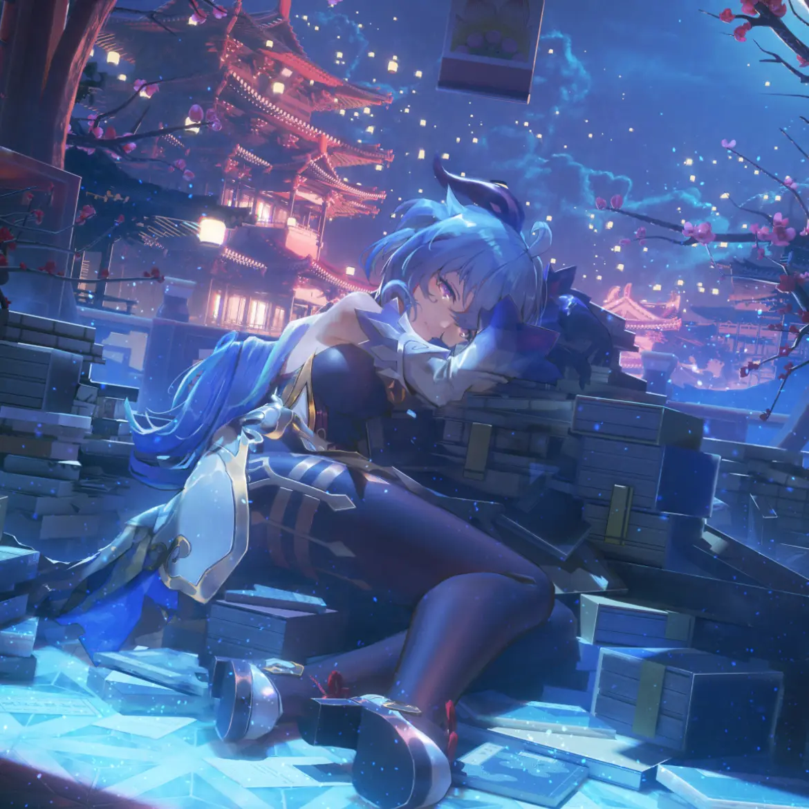 siba4610의 寝たら胸を盛られた甘雨