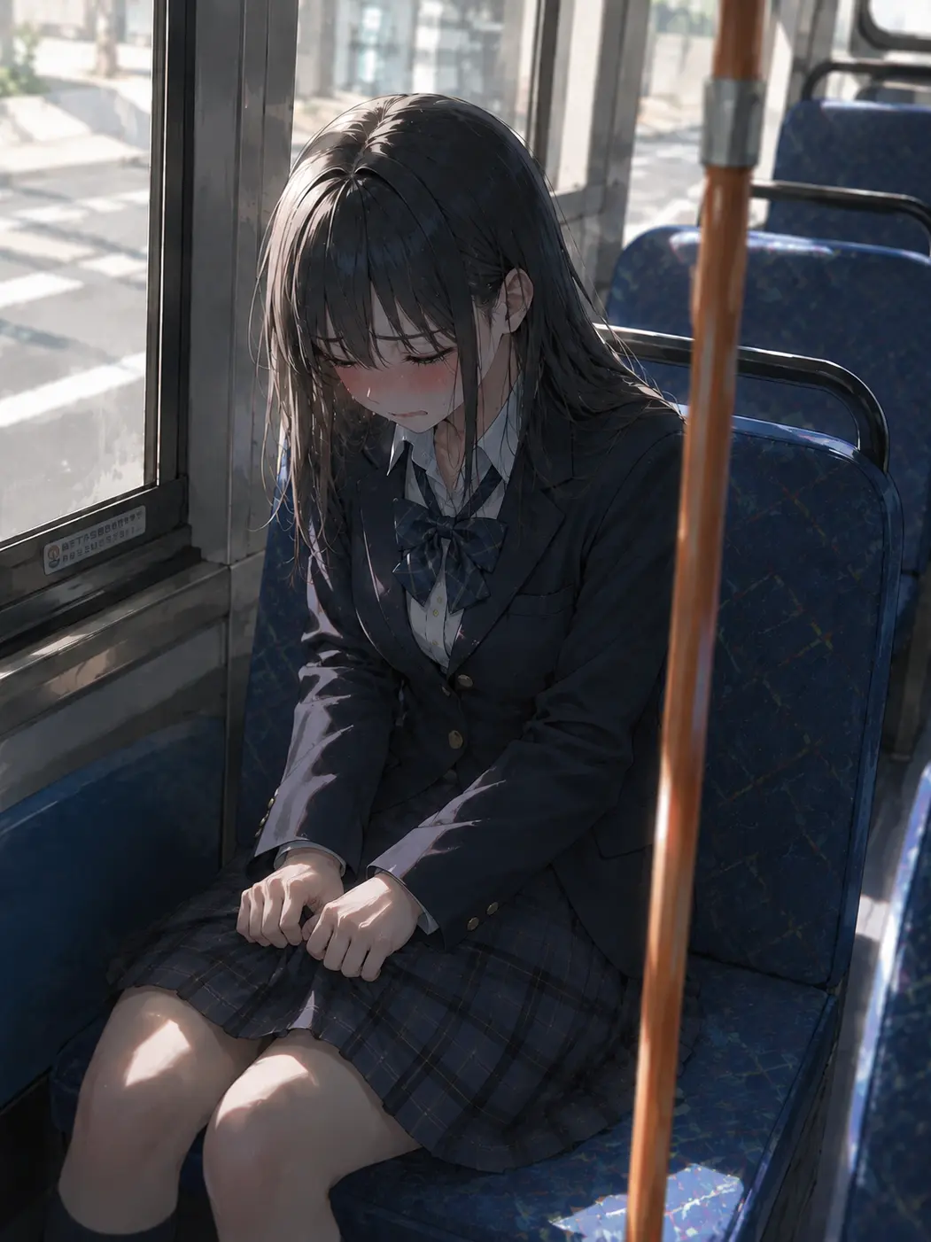 Ka6r0의 バスで隣の子の様子がおかしい