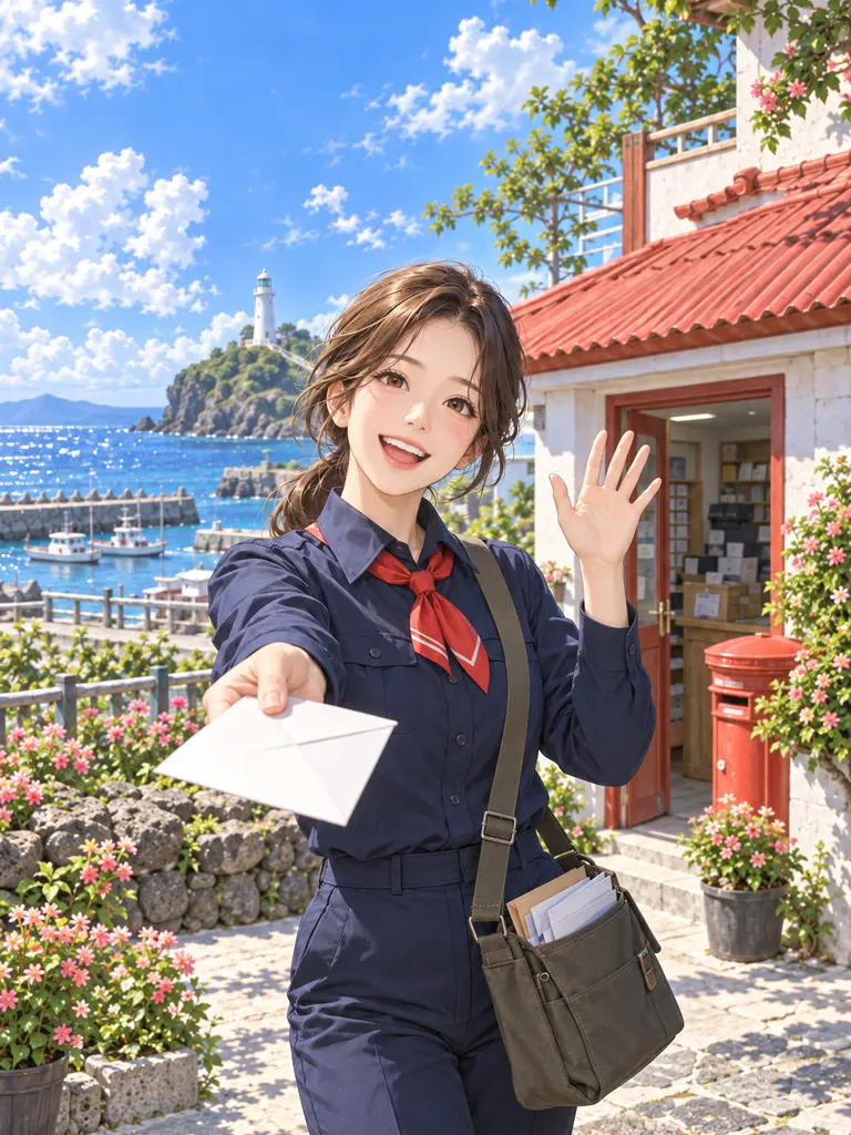 haruonn의 島村の郵便局のお姉さん