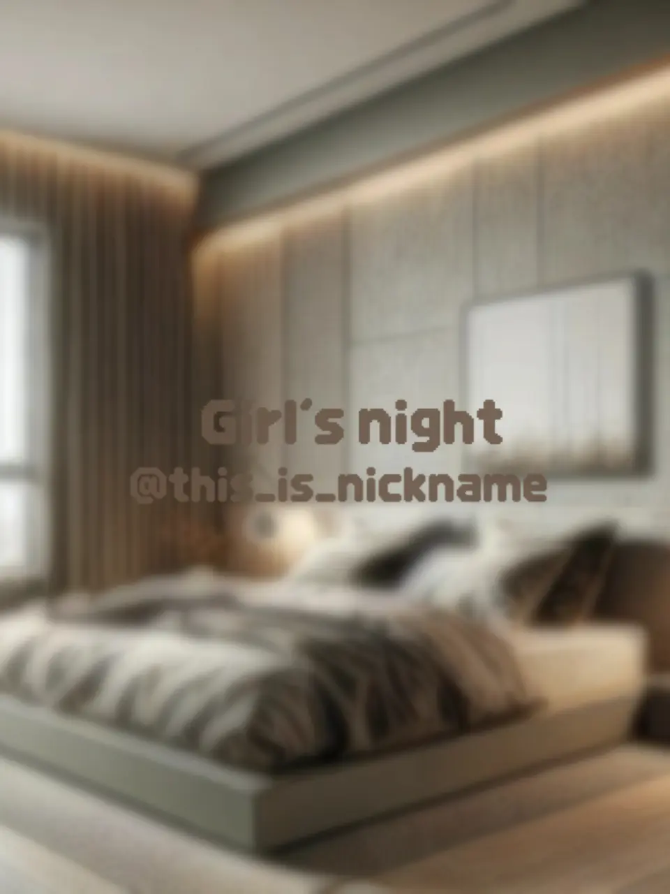 this_is_nickname의 AmericanGirl's night