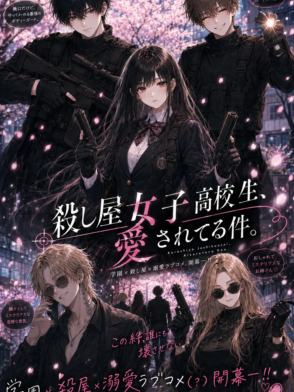 Neko0427의 殺し屋女子高校生、愛されてる件。