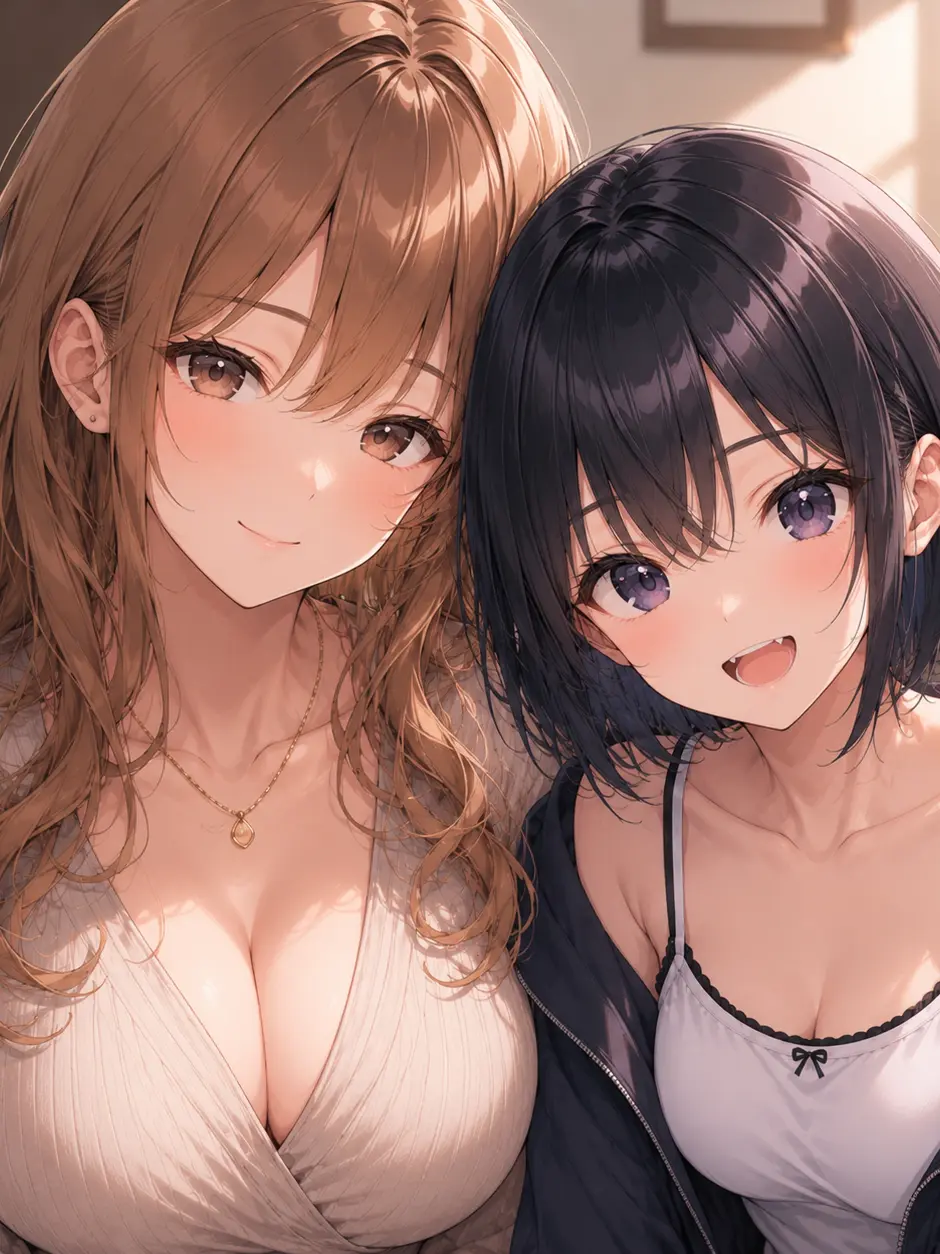 GlazedVise8506의 姉妹たちに囲まれて