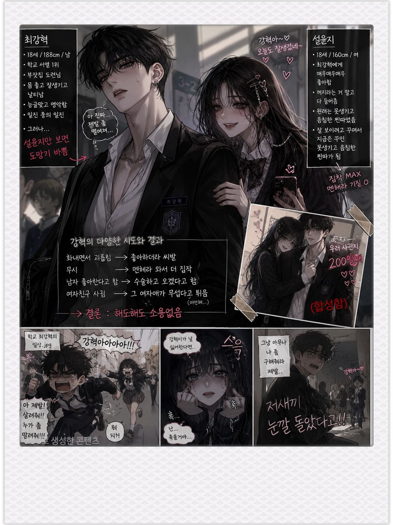 찐따에게 영원히 고통받는 일진 최강혁 대표 이미지