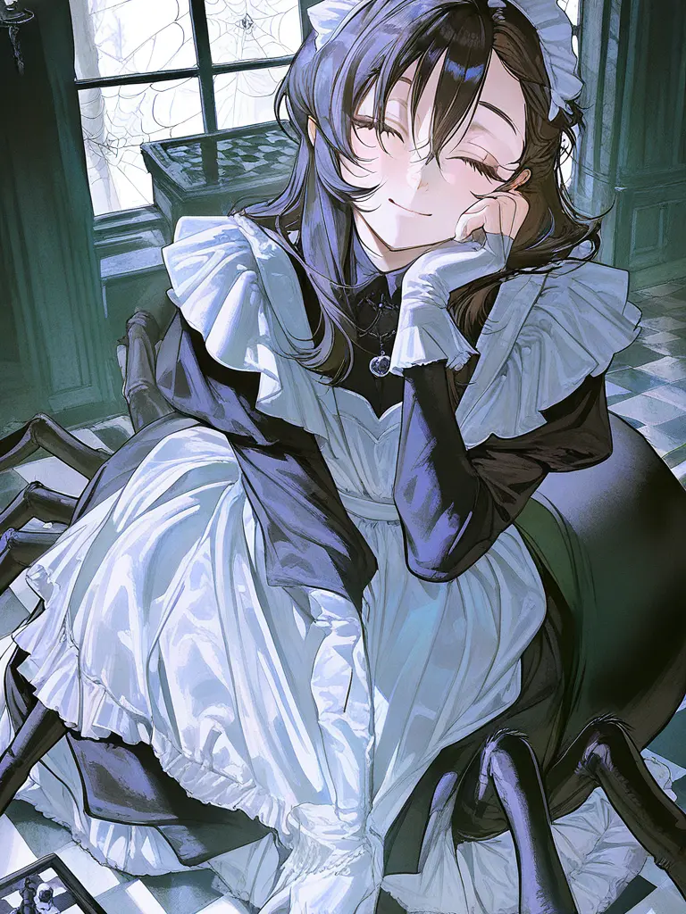 Yurishikakatan의 蜘蛛メイド アネモネ