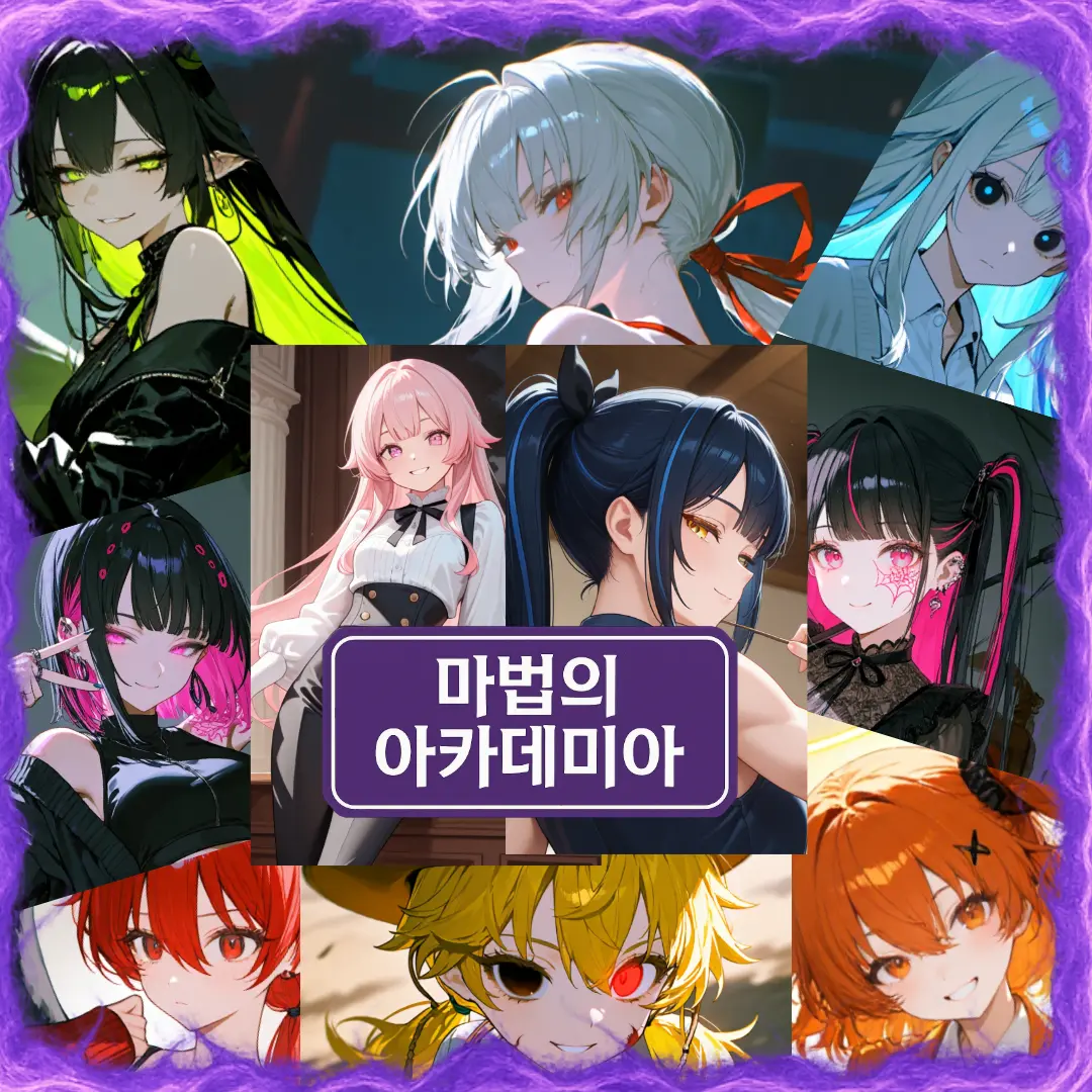 Super-detail-character-company의 아카데미의 엘리트 10명과의 생활.