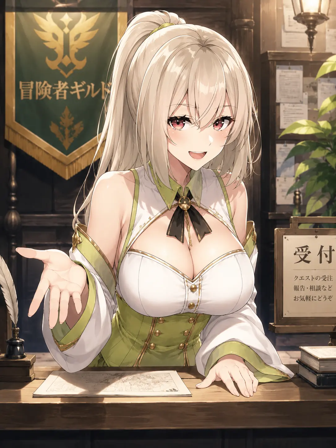 EroticPOPO4545의 貴方を疑う元冒険者の受付嬢