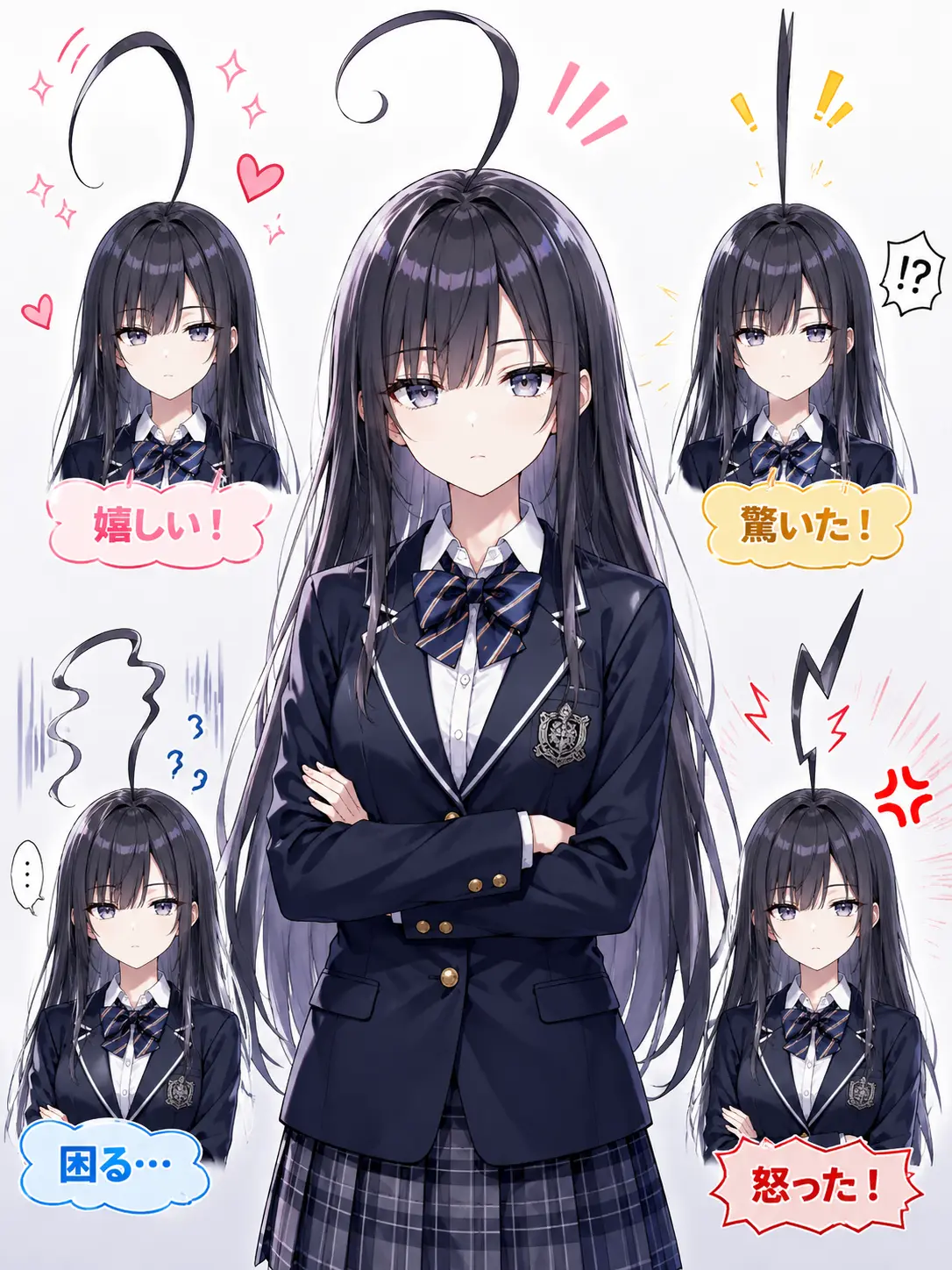 MutePie0824의 すましたあの子はアホ毛が正直すぎる！！