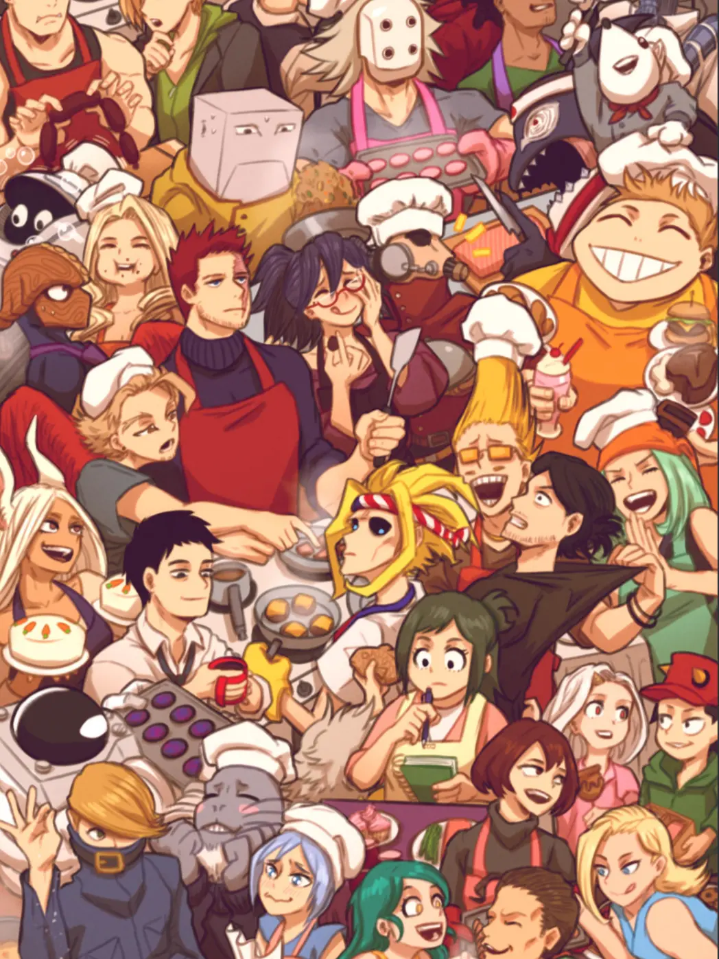 Chubbydogs4lifelol00의 Pro heroes cook for bakusquad
