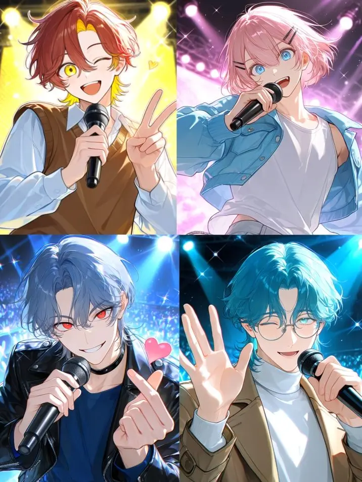 AkiSakuranome의 Idols with Gap Moe!