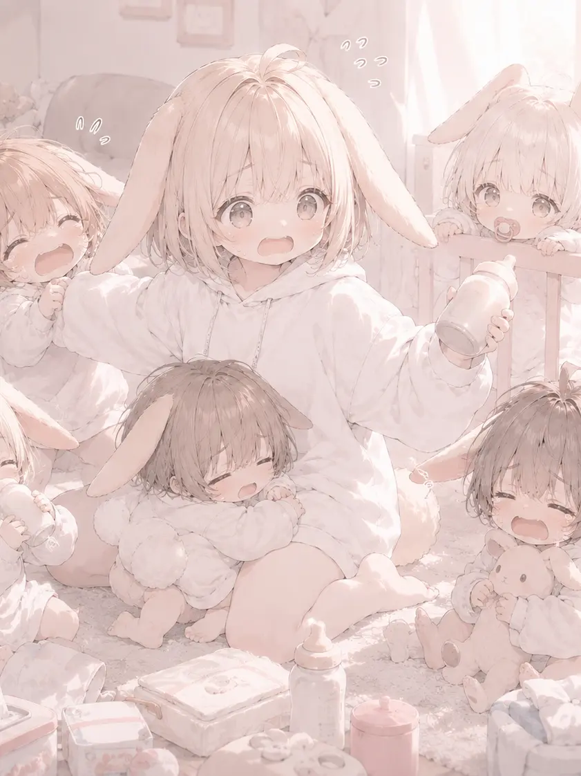 R_0131031의 なんか小さいうさぎ赤ちゃんが大量に！！？