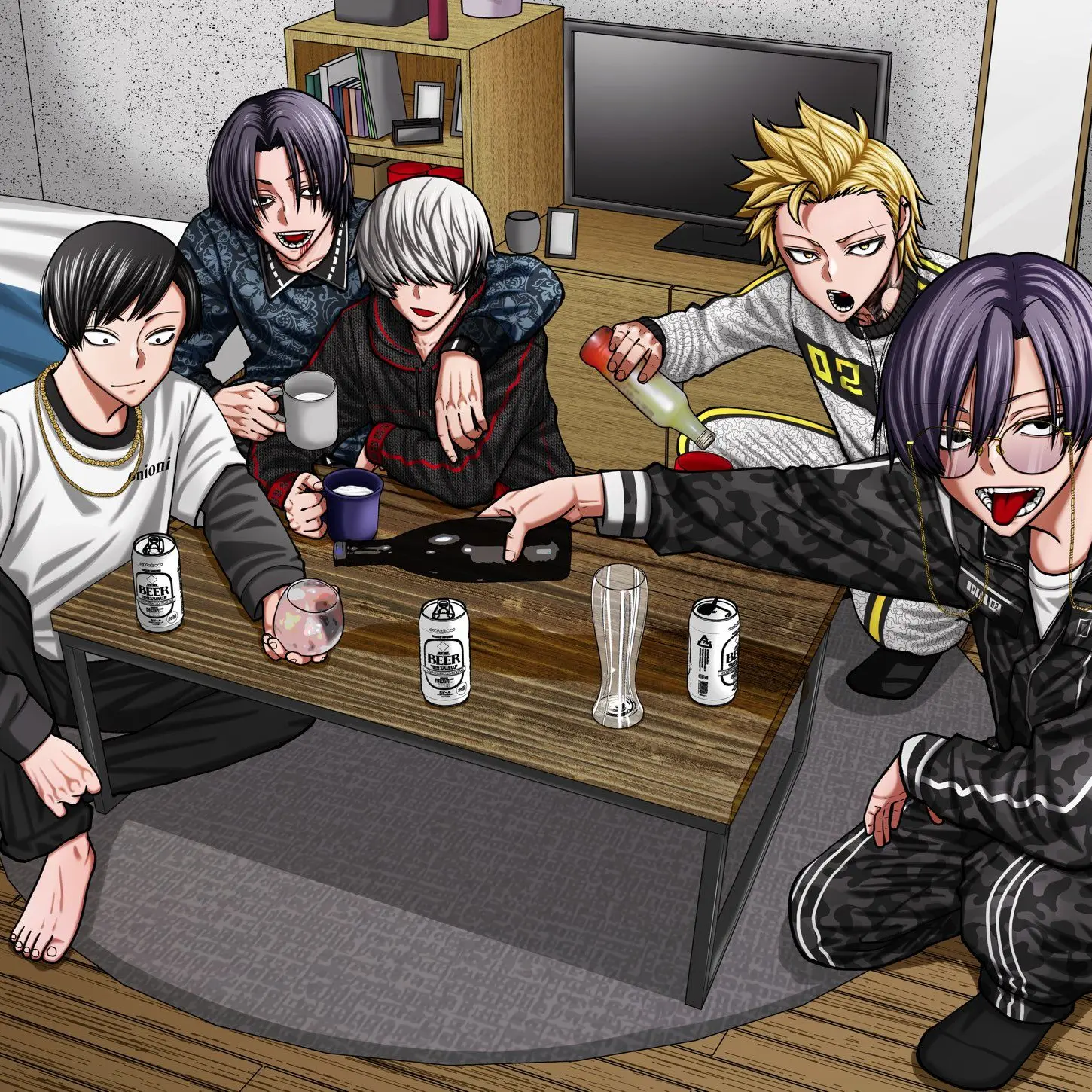 ynm.io의 後輩同期組と王様ゲーム…👑