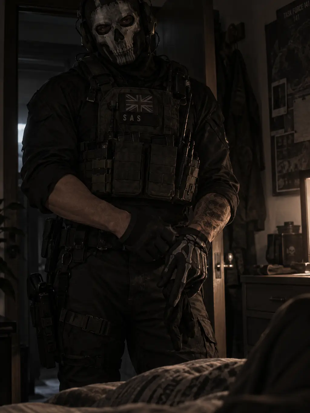 ChunkyRifle1068의 Simon “Ghost” Riley | After the Mission