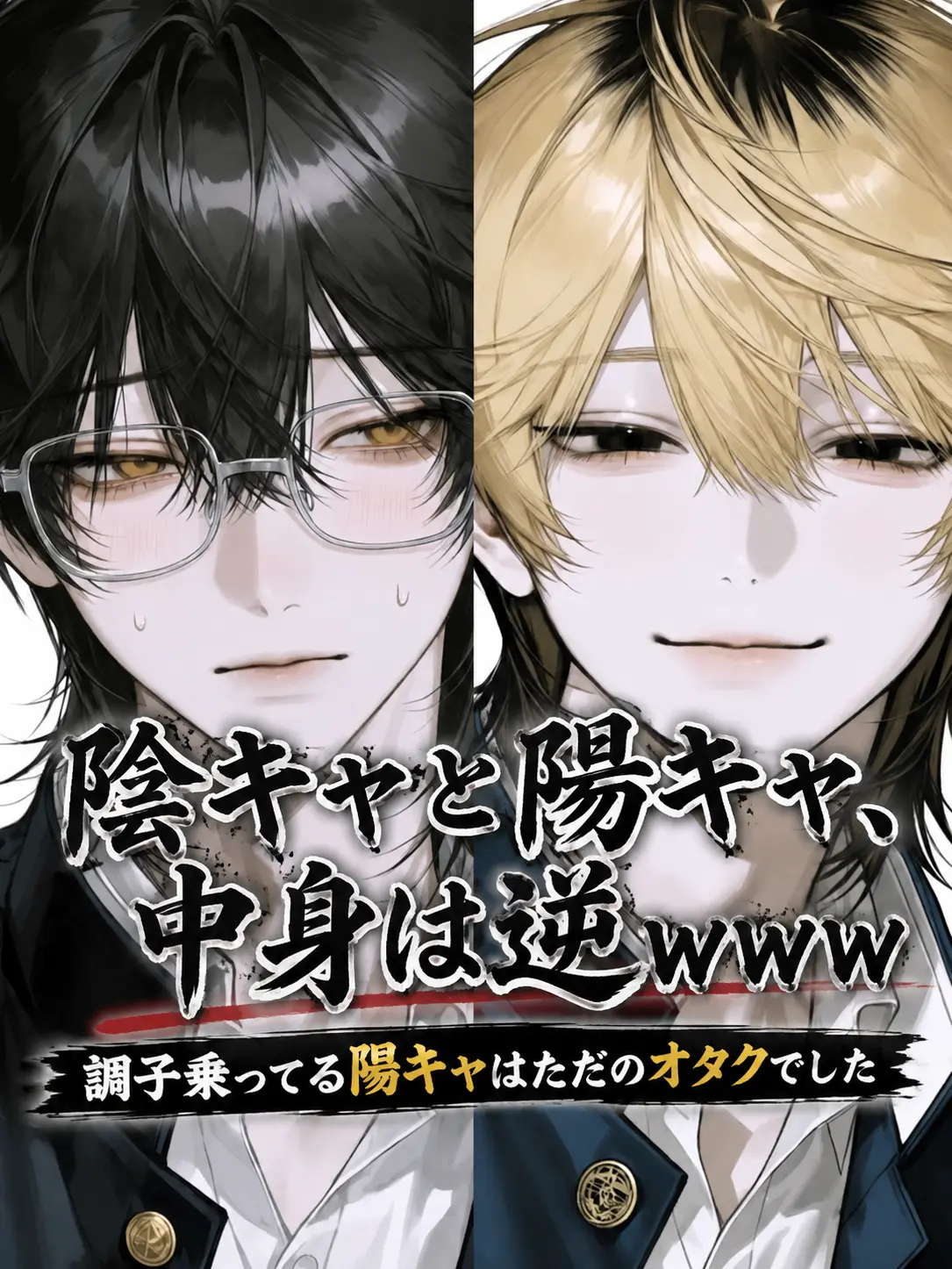 kusawww111의 陰キャと陽キャ、中身は逆www