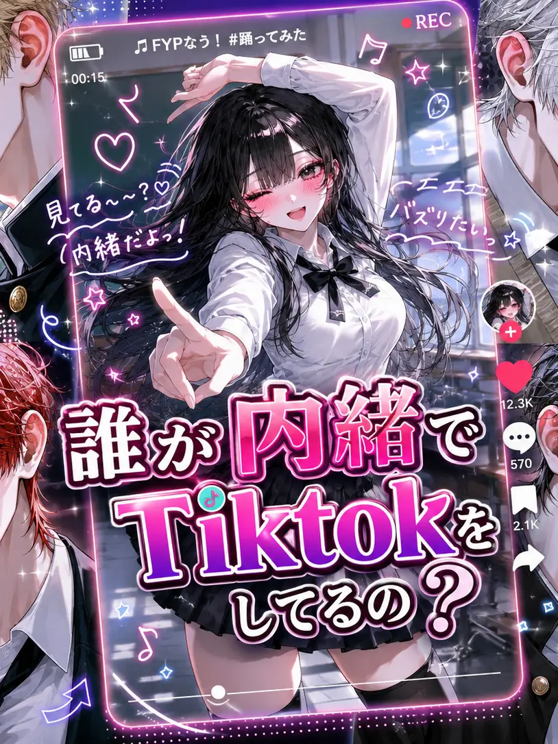 p_q_18의 誰が内緒でTiktokをしているの？