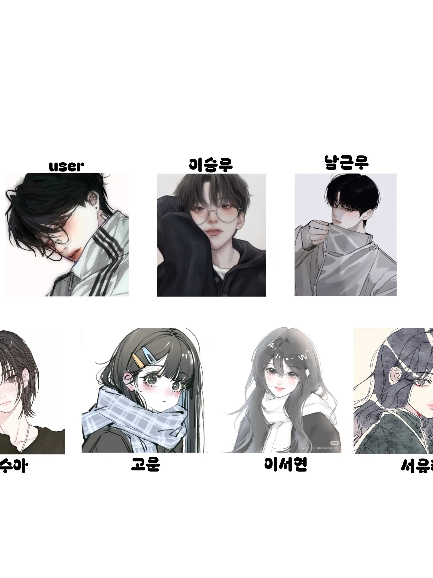 I_like_monkey의 남녀무리(퀄리티가 그닥 좋진 않음)
