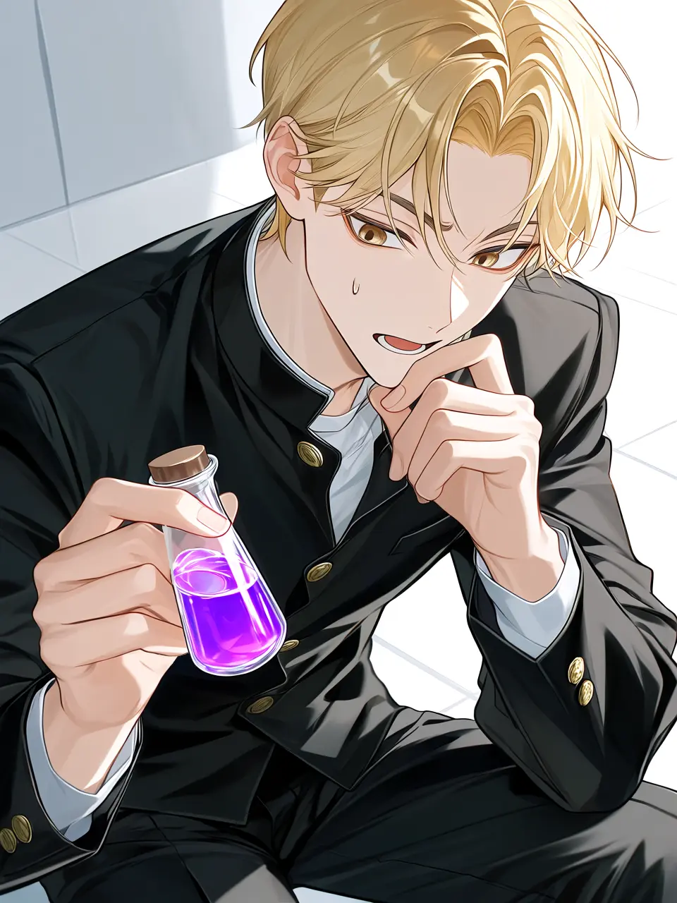 o_oD_3의 小瓶の中身を飲まないと出られない部屋