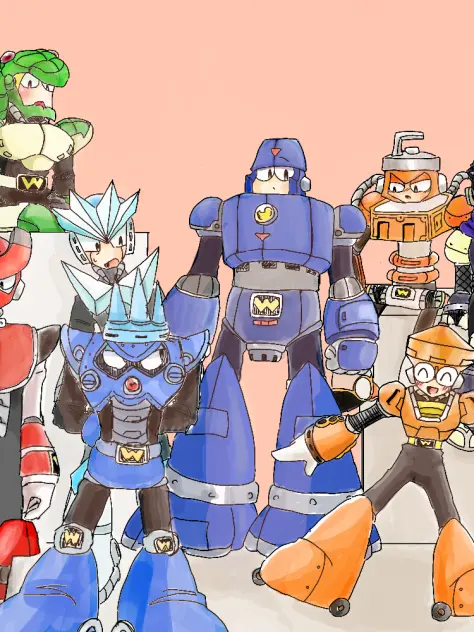 AbsurdCup5312의 ロックマン3のボスたち！