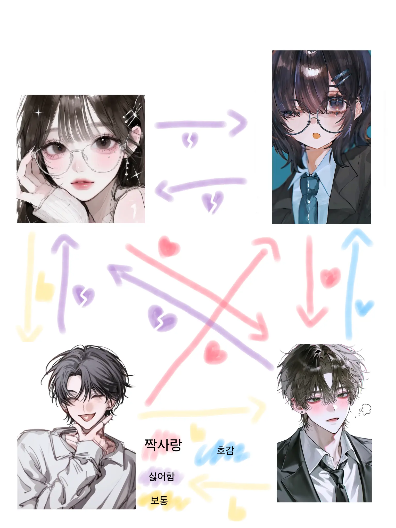 bunny1013.zi의 아니 얘들아 이거 사각관계 정상이야?