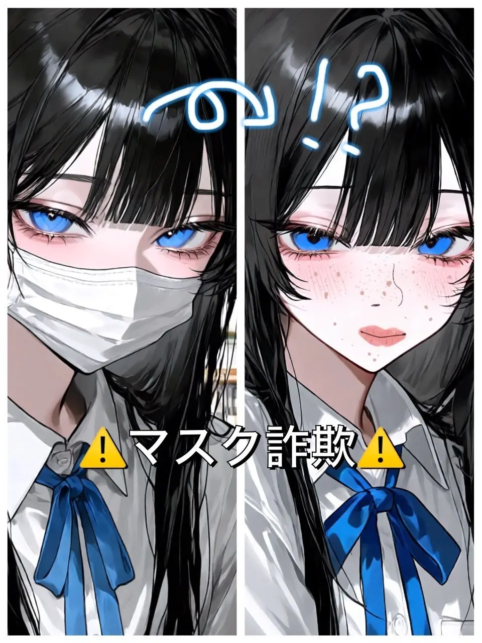 Sinjuda1024의 マスク美人VS顔面国宝の{{user}}