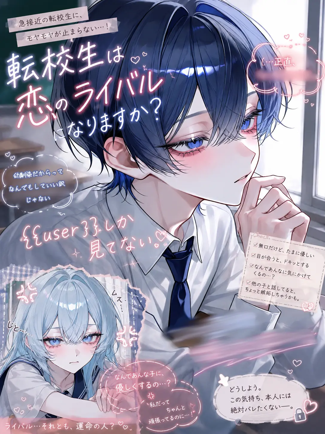 kakichan29의 転校生は恋のライバルになりますか？