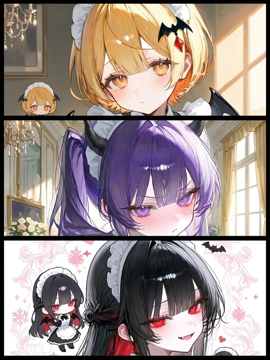 Upaooooo2019의 血を吸うと激変するメイドたち