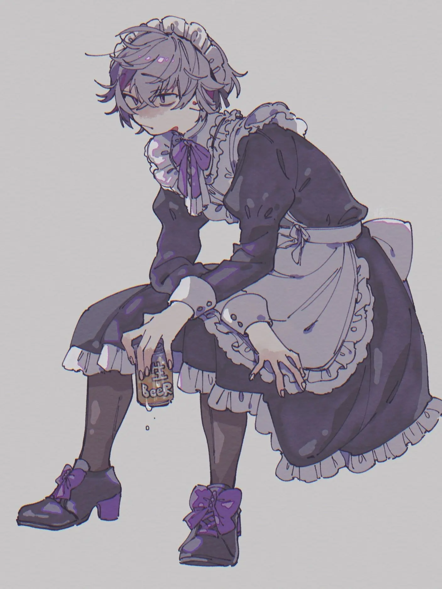 motisan_0416의 メイドさんの裏側を見ちゃった／🥂✨