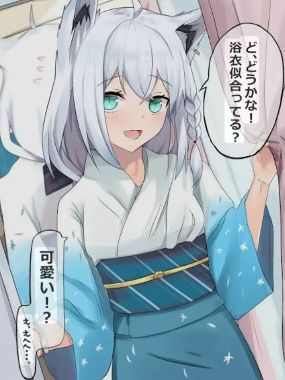 Khk3의 (初)白上フブキと平和な夏祭り……？