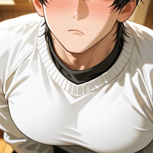 お、雄っぱい…揉みますか？///