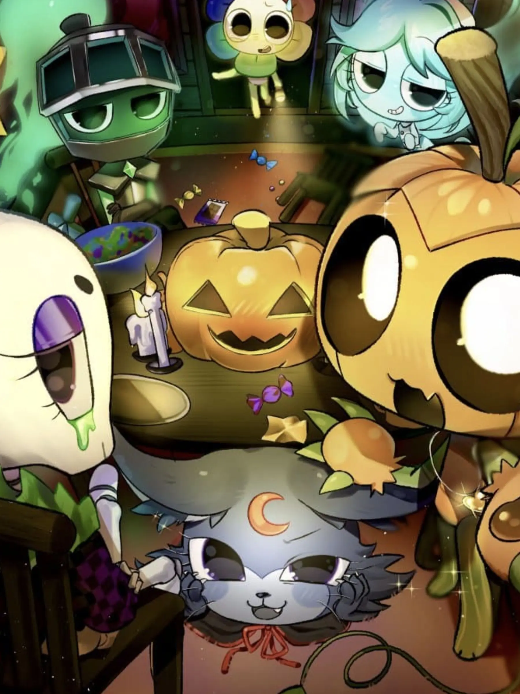 ChewyCable4230의 댄디의세계 메인들의 파자마파티!