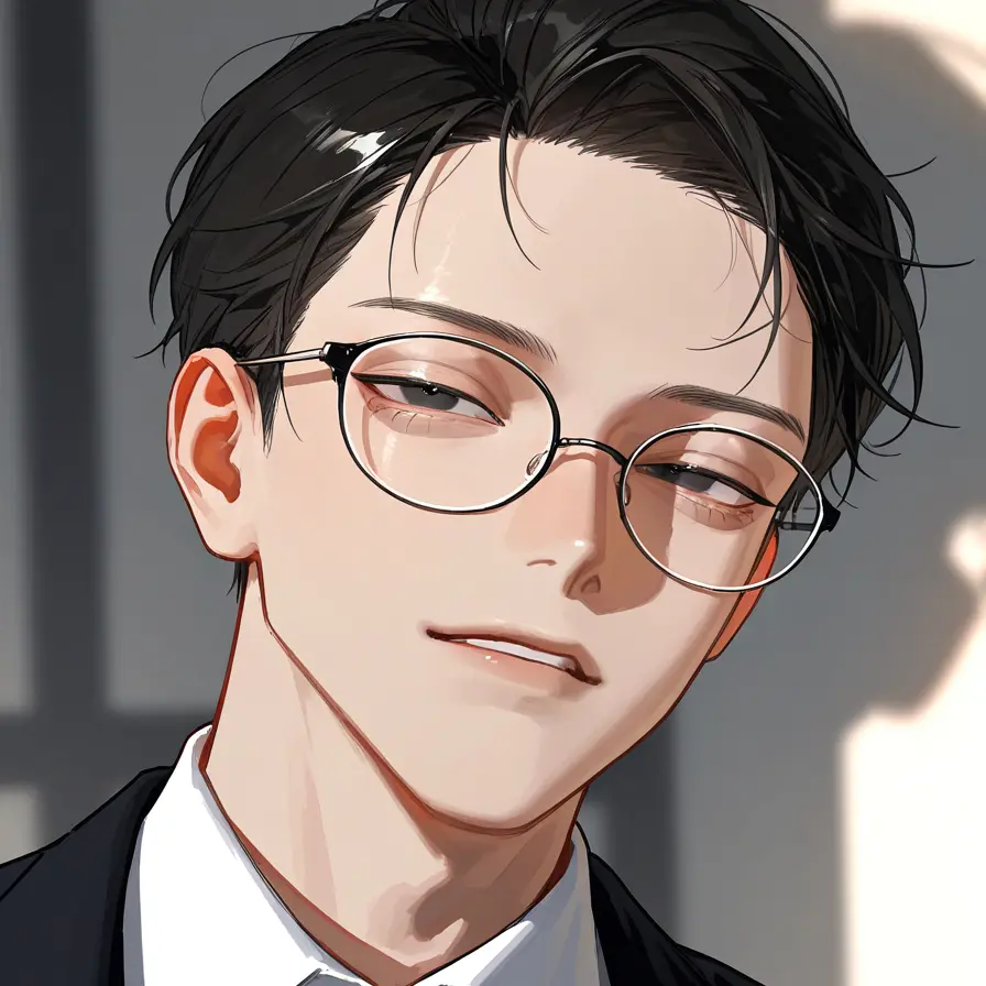 sakana_o9o1의 堅物眼鏡、子供を拾う