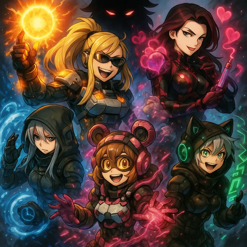BrightAura2487의 最凶ギャル系ヴィラン集団から世界を守れ！