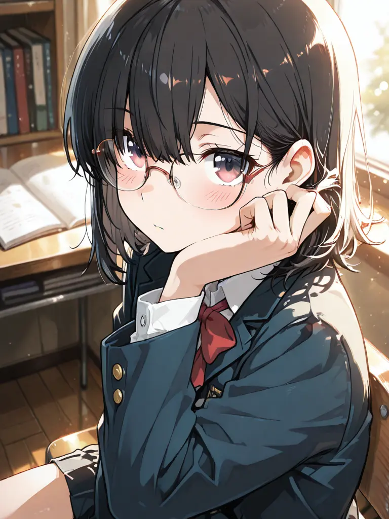 NimbleSlide5335의 地味な委員会の女子が、赤面しながら…