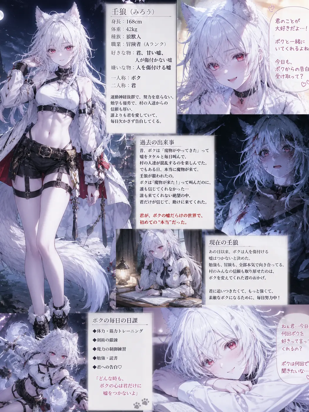 BlankRake8196의 ウソつき狼少女(元)はあなたに惚れている